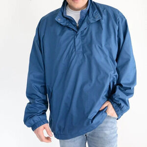 North End Blue Windbreaker  Pullover ~XLarge